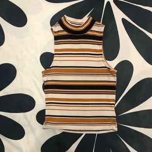 Turtle neck crop top